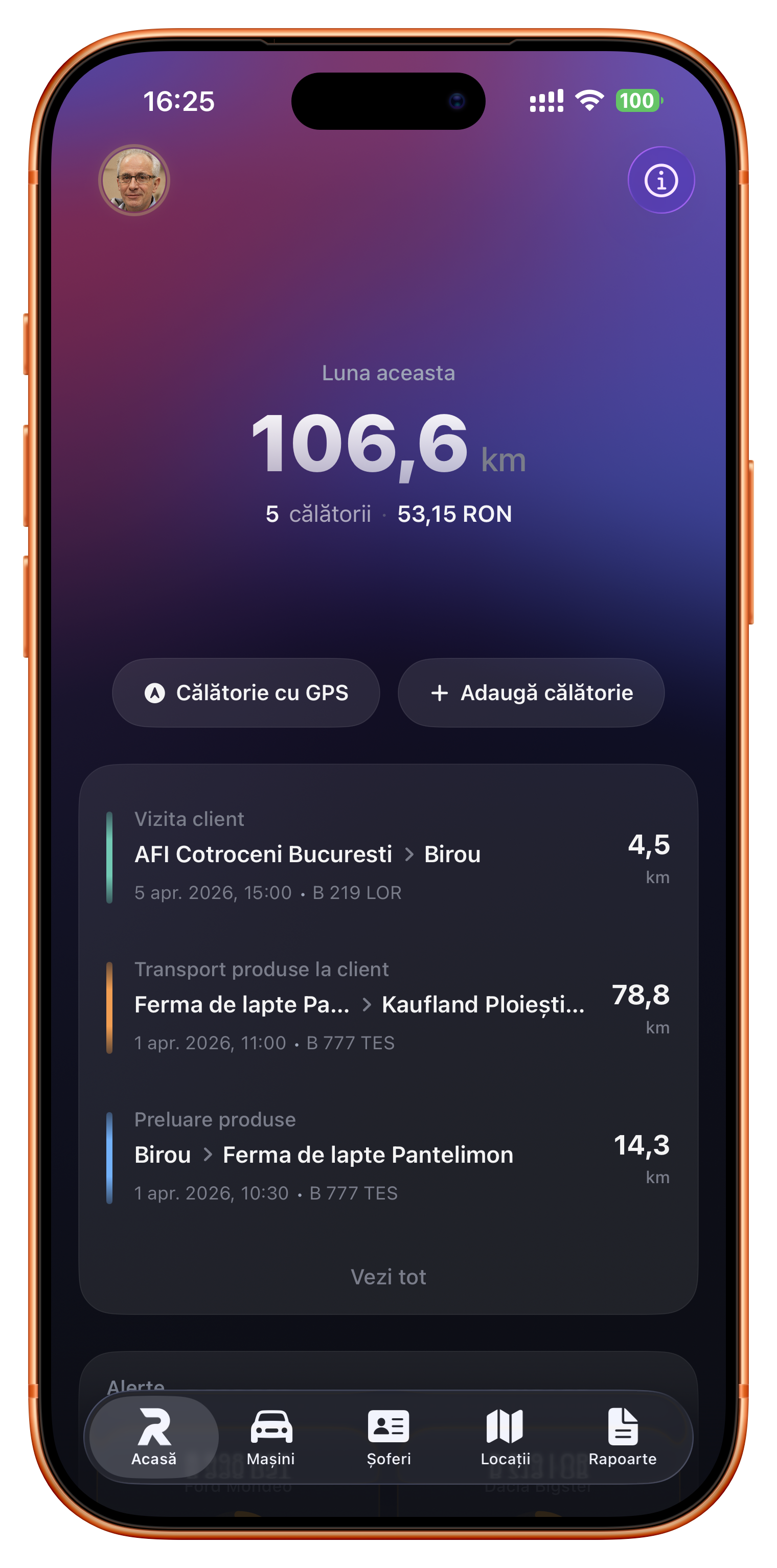 Rolog - Screenshot aplicație